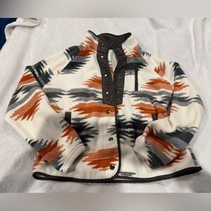 Cozy Patterned Fleece Jacket